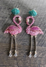 Load image into Gallery viewer, Fab Flamingo Earrings
