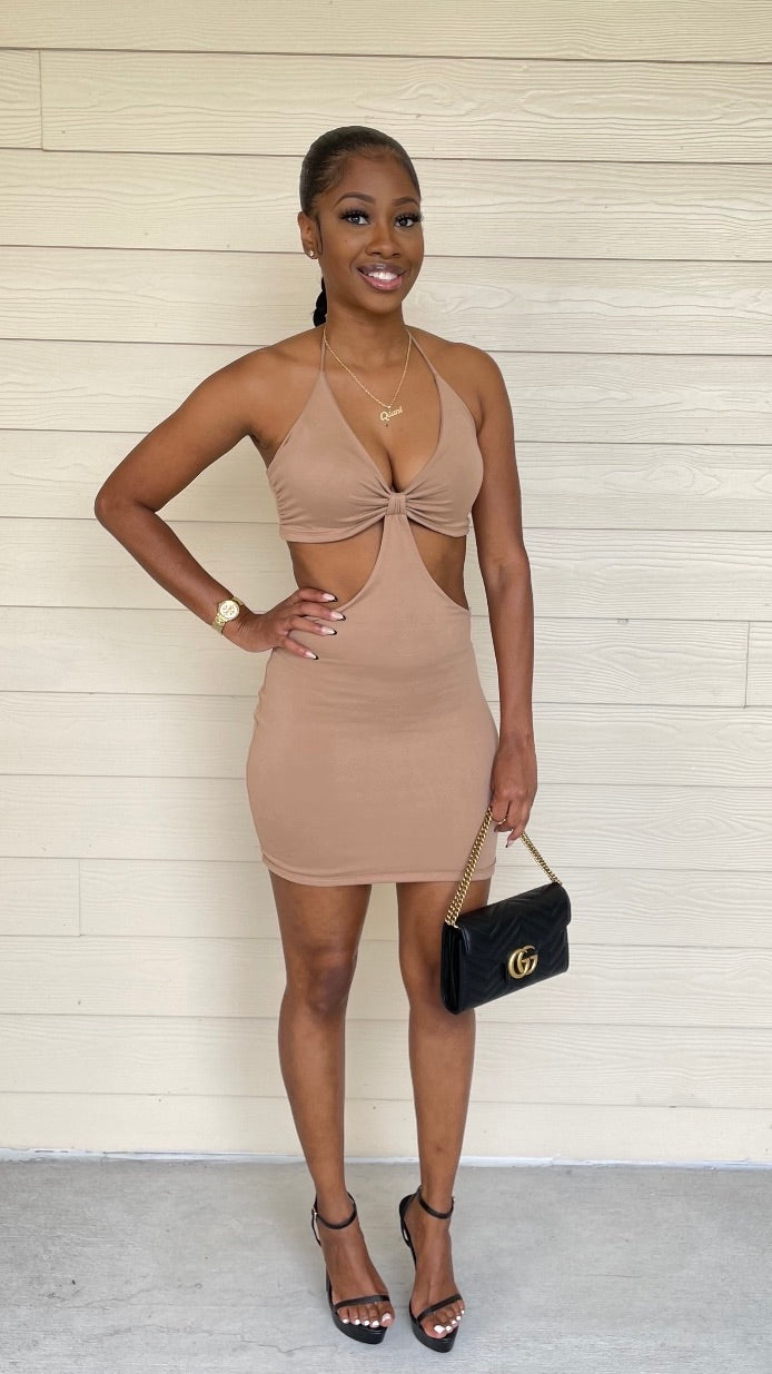 Mocha Mini Dress