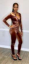 Load image into Gallery viewer, Velour My Body Jumpsuit
