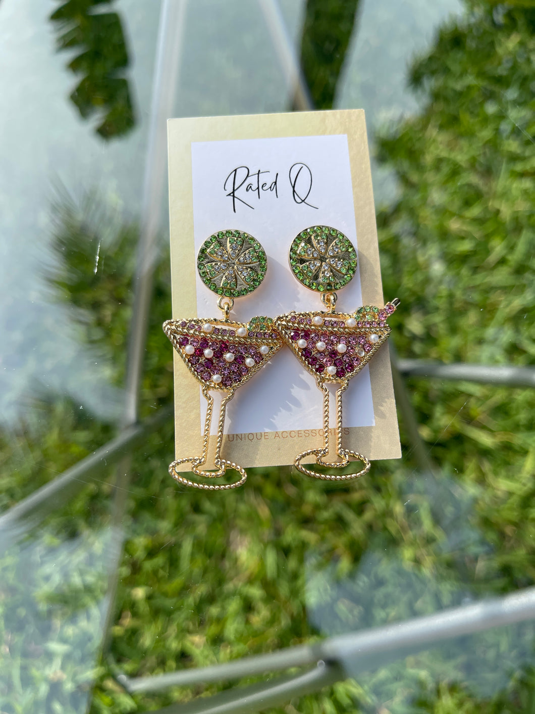 Martini Me Earrings